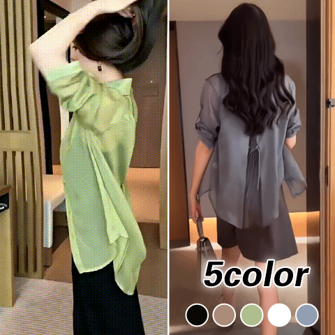 防曬雪紡襯衫