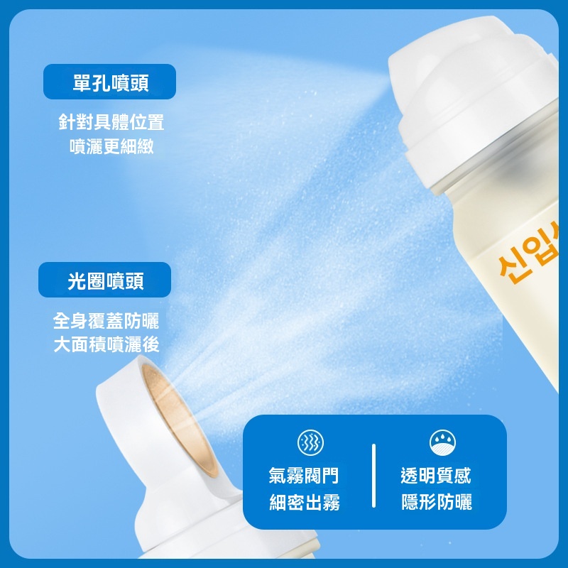水晶防曬噴霧