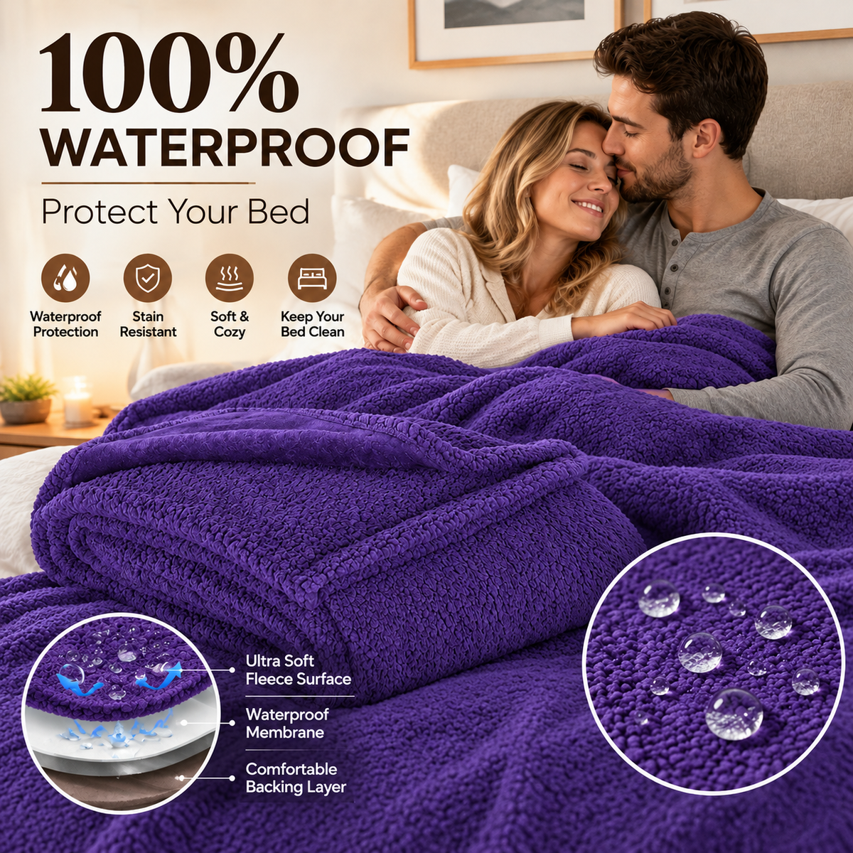 Waterproof Intimacy Blanket for Unmatched Comfort and Protection