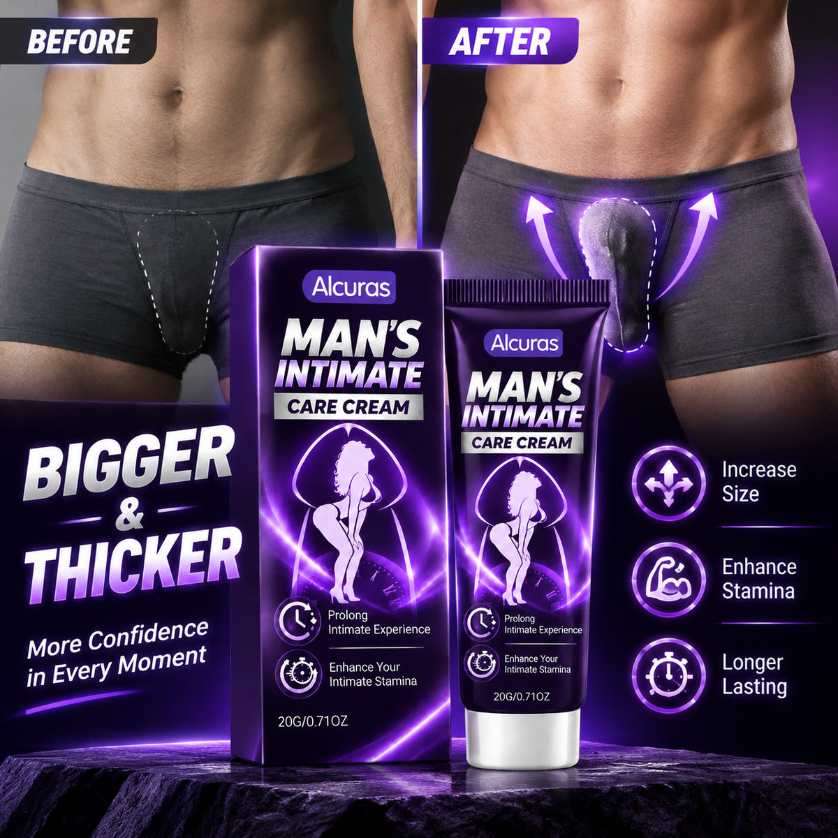 Alcuras® Man's Care Cream 🔥Ultra-long-lasting and extra-thick
