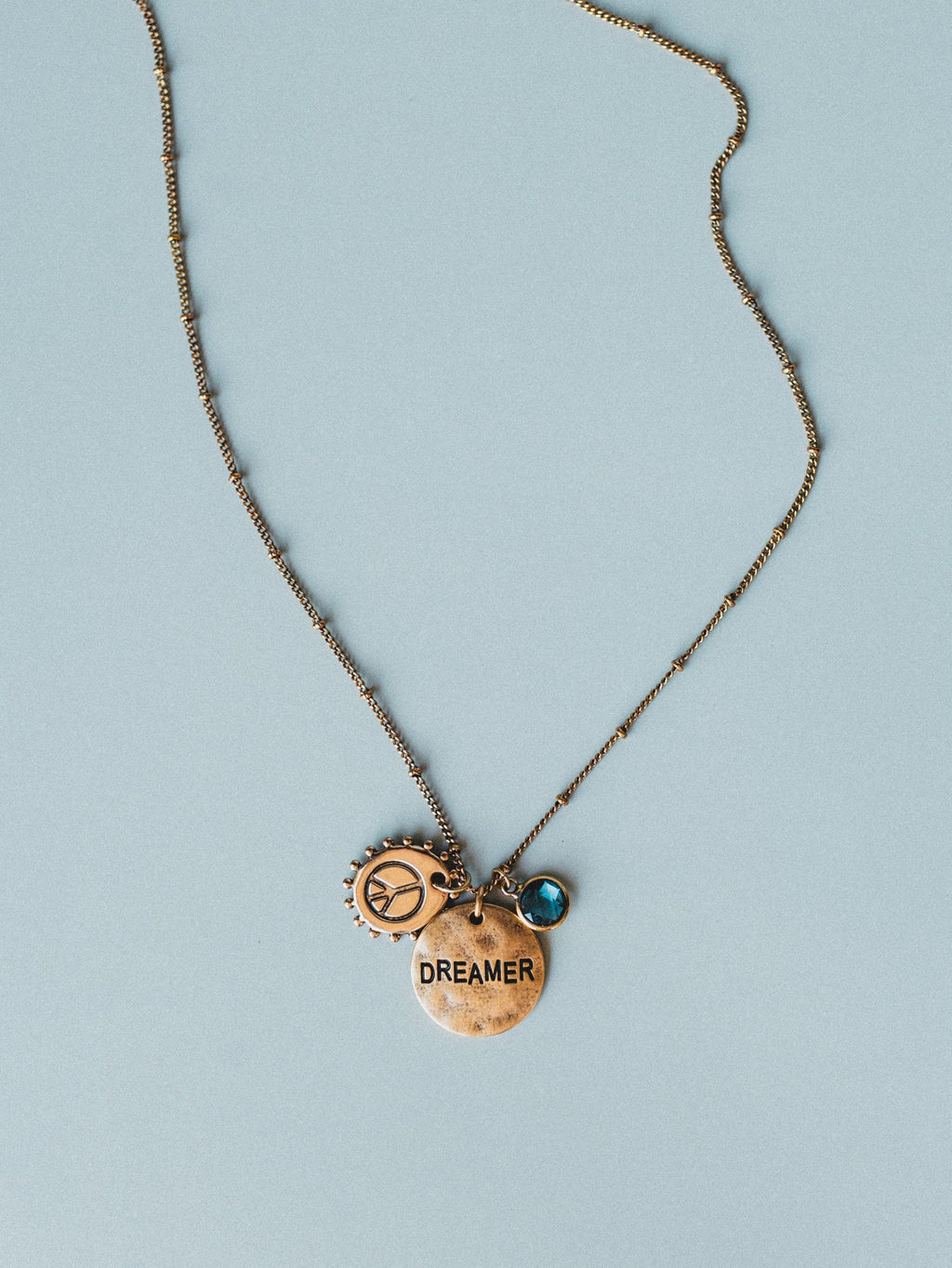 March Dreamer Birthstone Necklace - Aquamarine