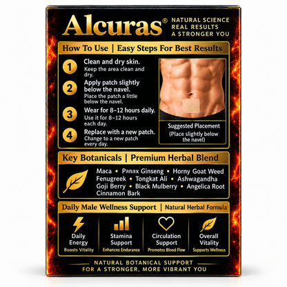 Alcuras® Men's Vitality Patch 🔥 Buy 1 Get 1 Free