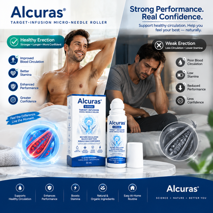 Alcuras™ 0.05mm Target-Infusion Micro-Needle Roller — Restores Tissue Health, Enhances Rigidity & Stamina, Relieves Muscle & Joint Discomfort