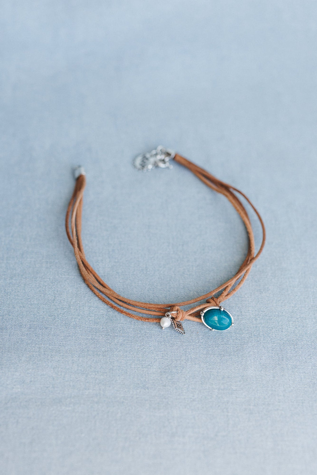 Wish Out Loud Choker Necklace - Turquoise