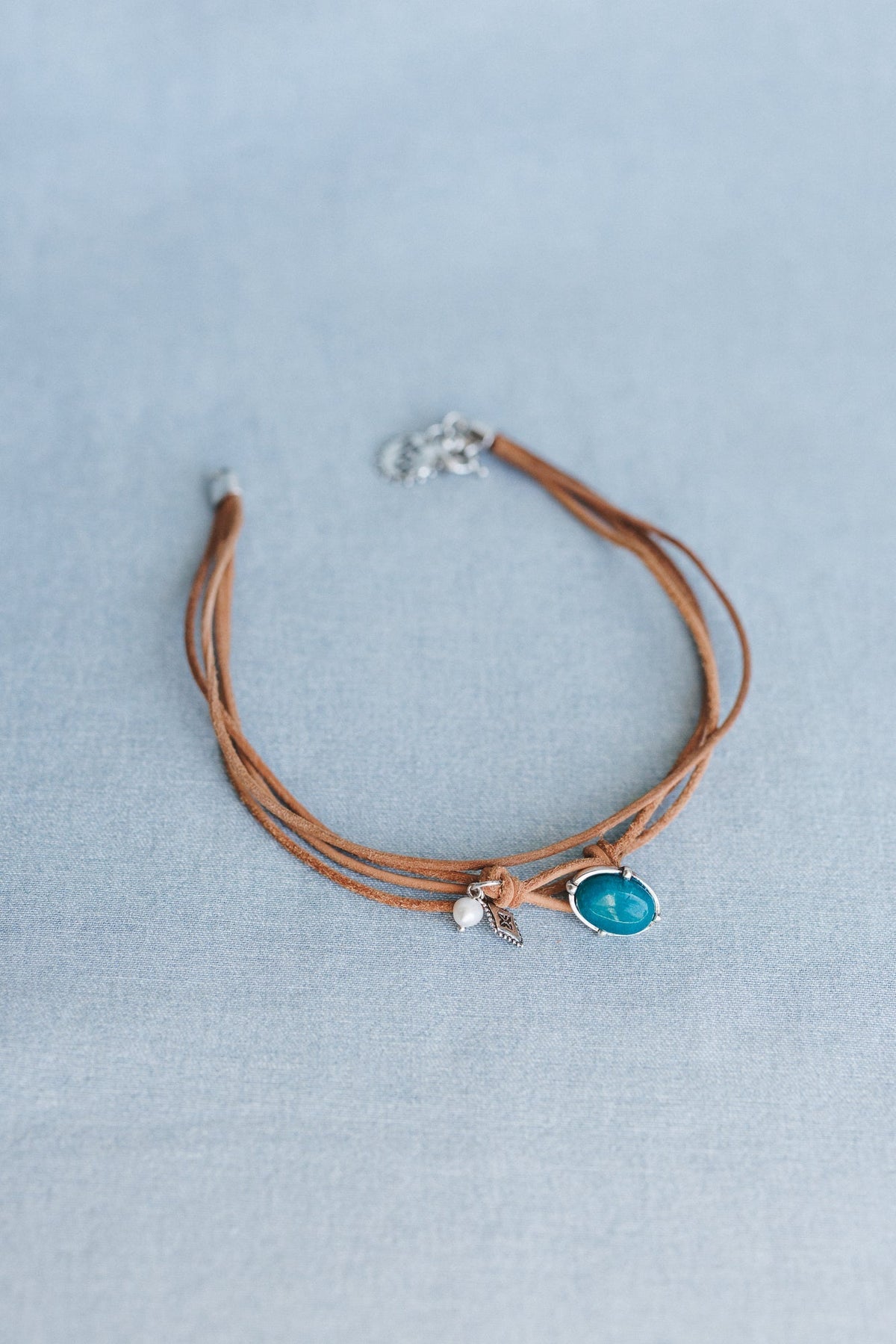 Wish Out Loud Choker Necklace - Turquoise - Pre Order