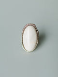 Ibiza Moon Stone Ring - White - Pre Order