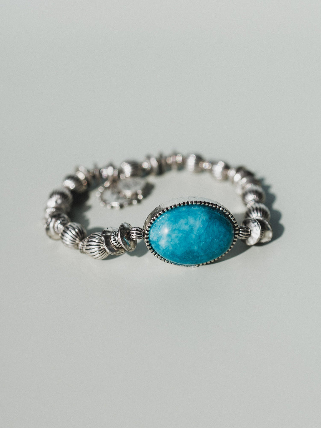 Ibiza Moon Beaded Bracelet - Turquoise