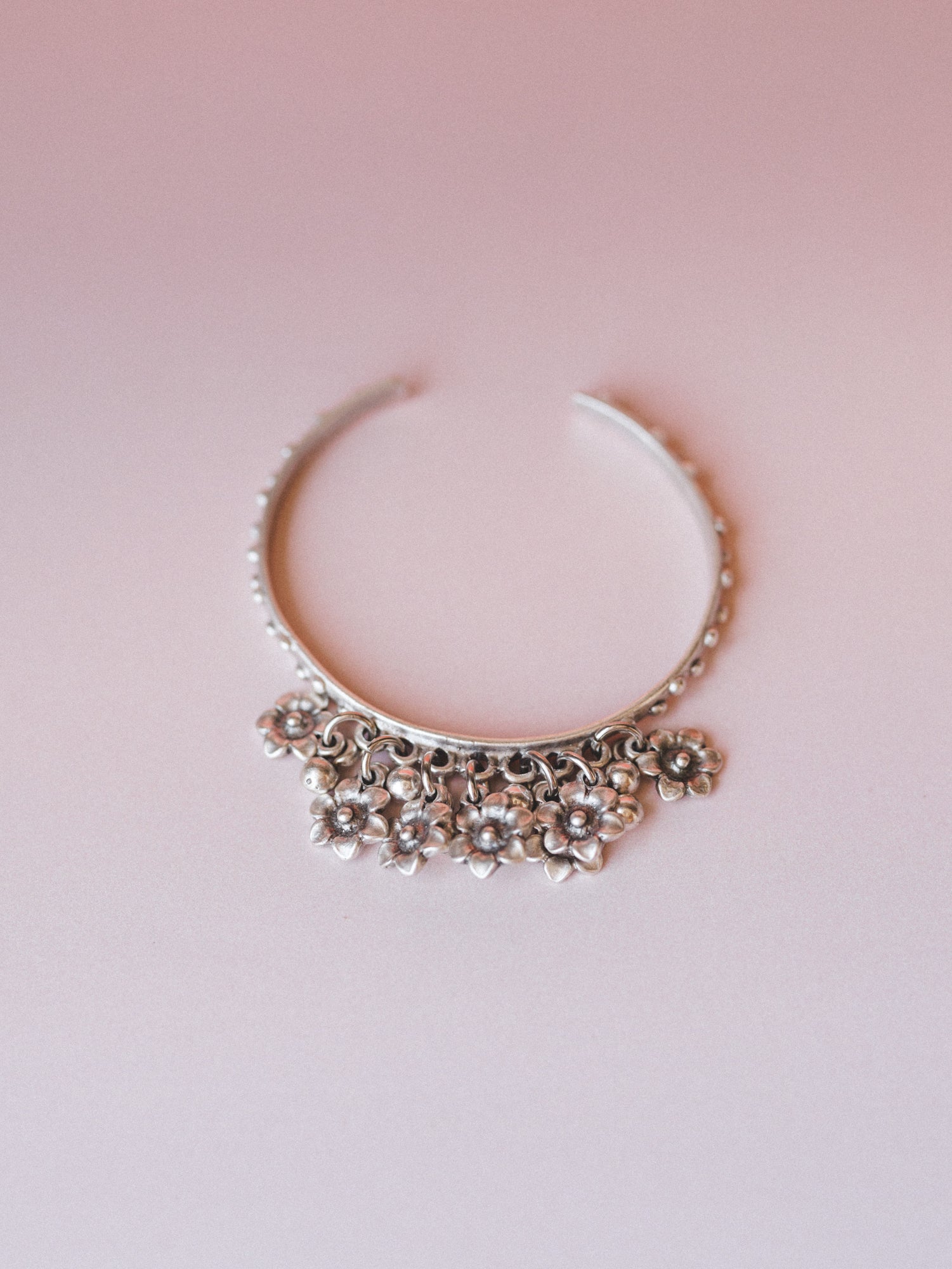 Fields of Flowers Bracelet - Silver