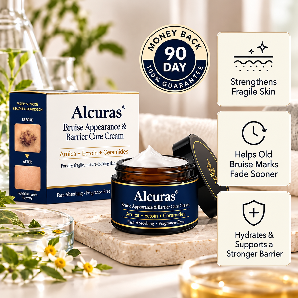 Alcuras® ResiliVeil Bruise Appearance Barrier Care Cream