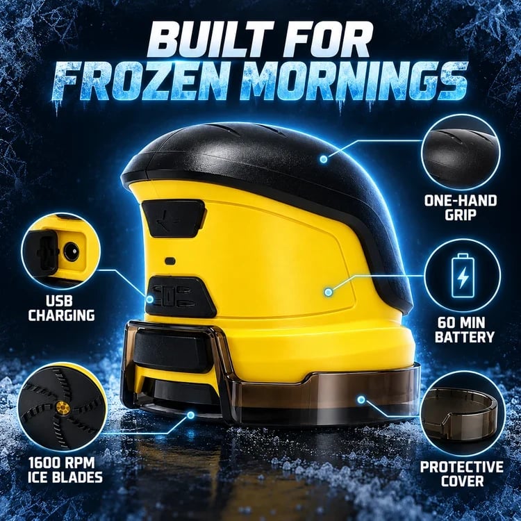 ❄️Portable USB Rechargeable Snow Scraper | Mini Electric Snow Remover
