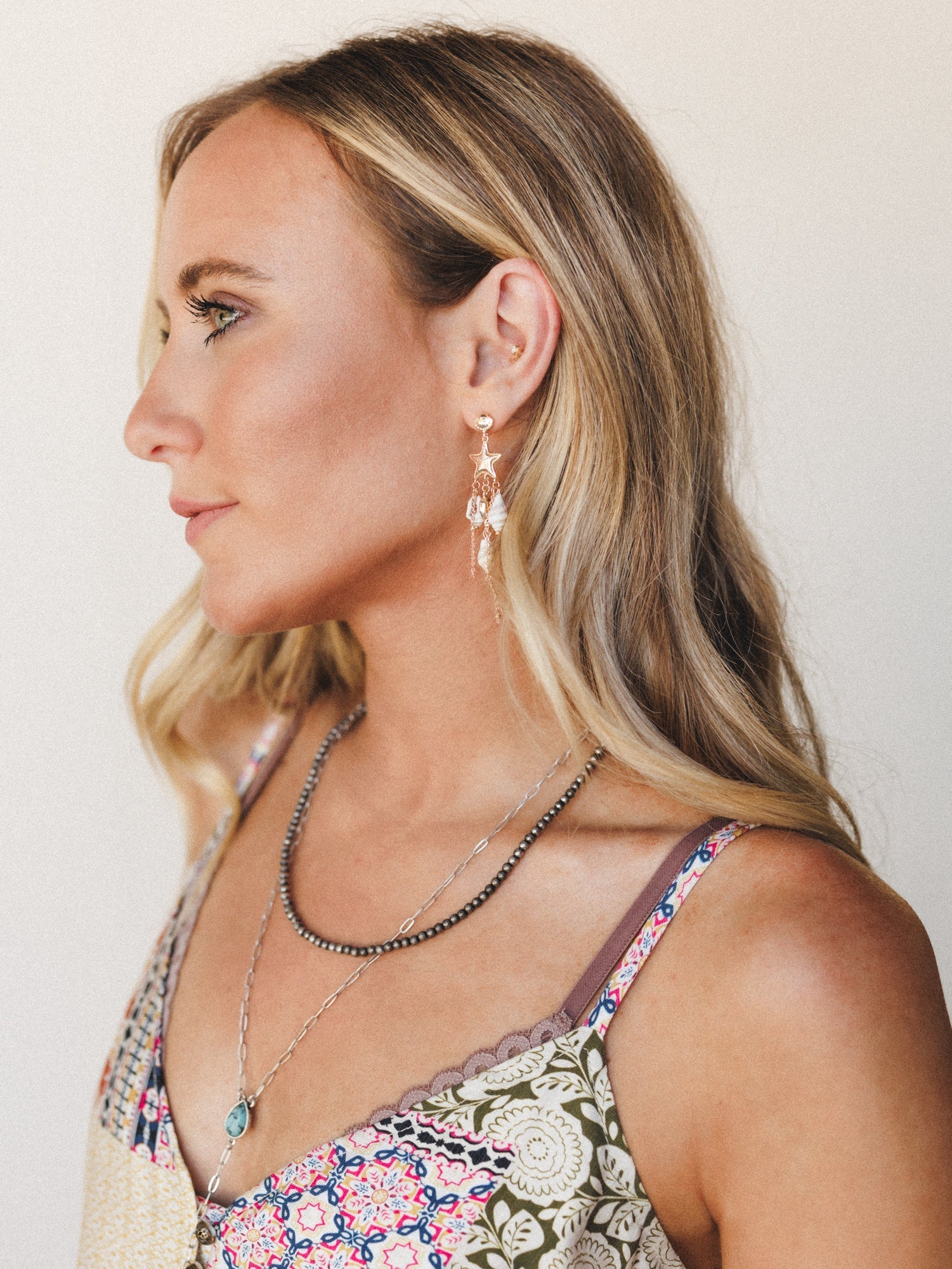 Pia Seashell Earrings - Gold