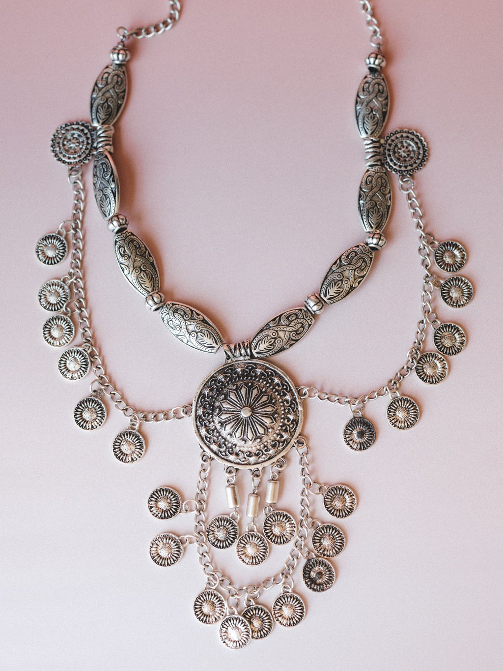 Free Soul Chain Necklace - Silver