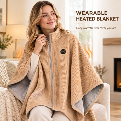 🔥Wearable Heated Blanket Shawl | Portable USB-Powered Warmth for Home, Work & Outdoors