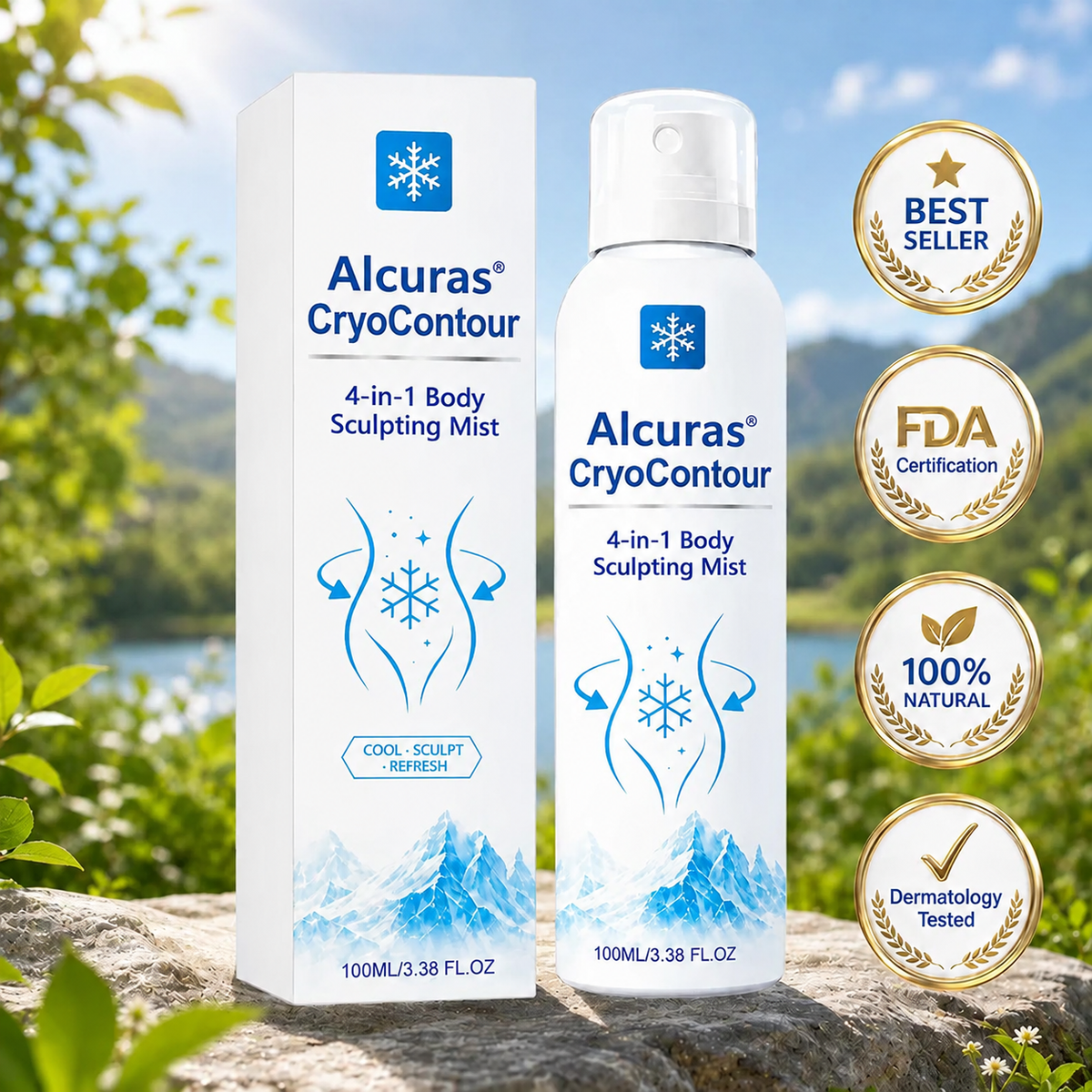 Alcuras® CryoContour 4-in-1 Body Sculpting Mist