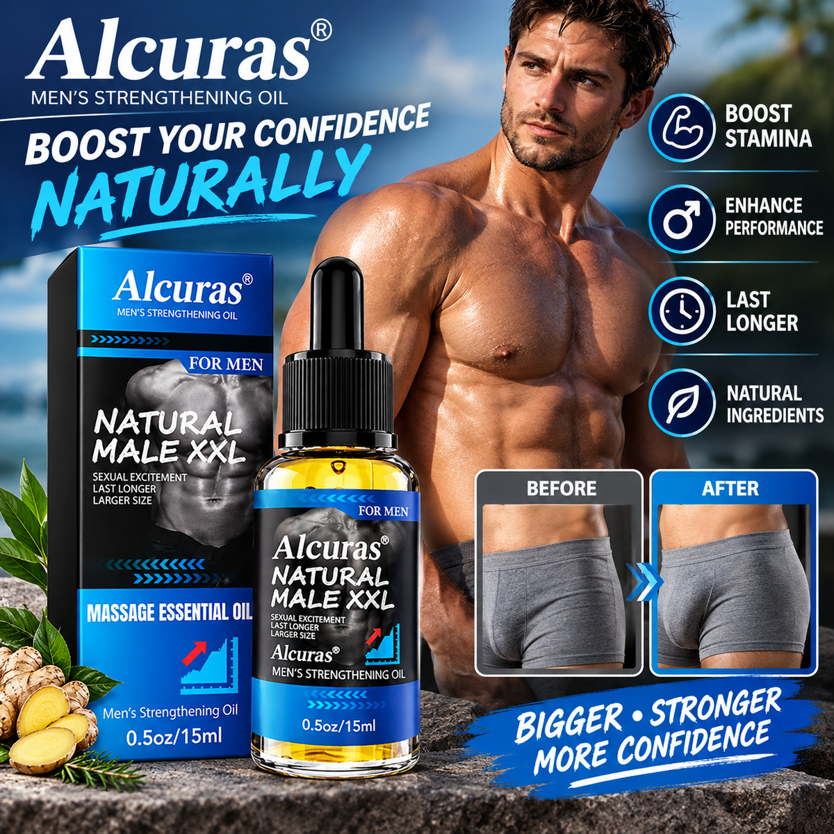 Alcuras® Testosterone Boosting Essential Oil