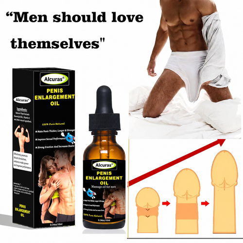 Alcuras® Ultimate Men's Vitality Oil – 48% OFF | Boost Size, Stamina & Confidence Naturally