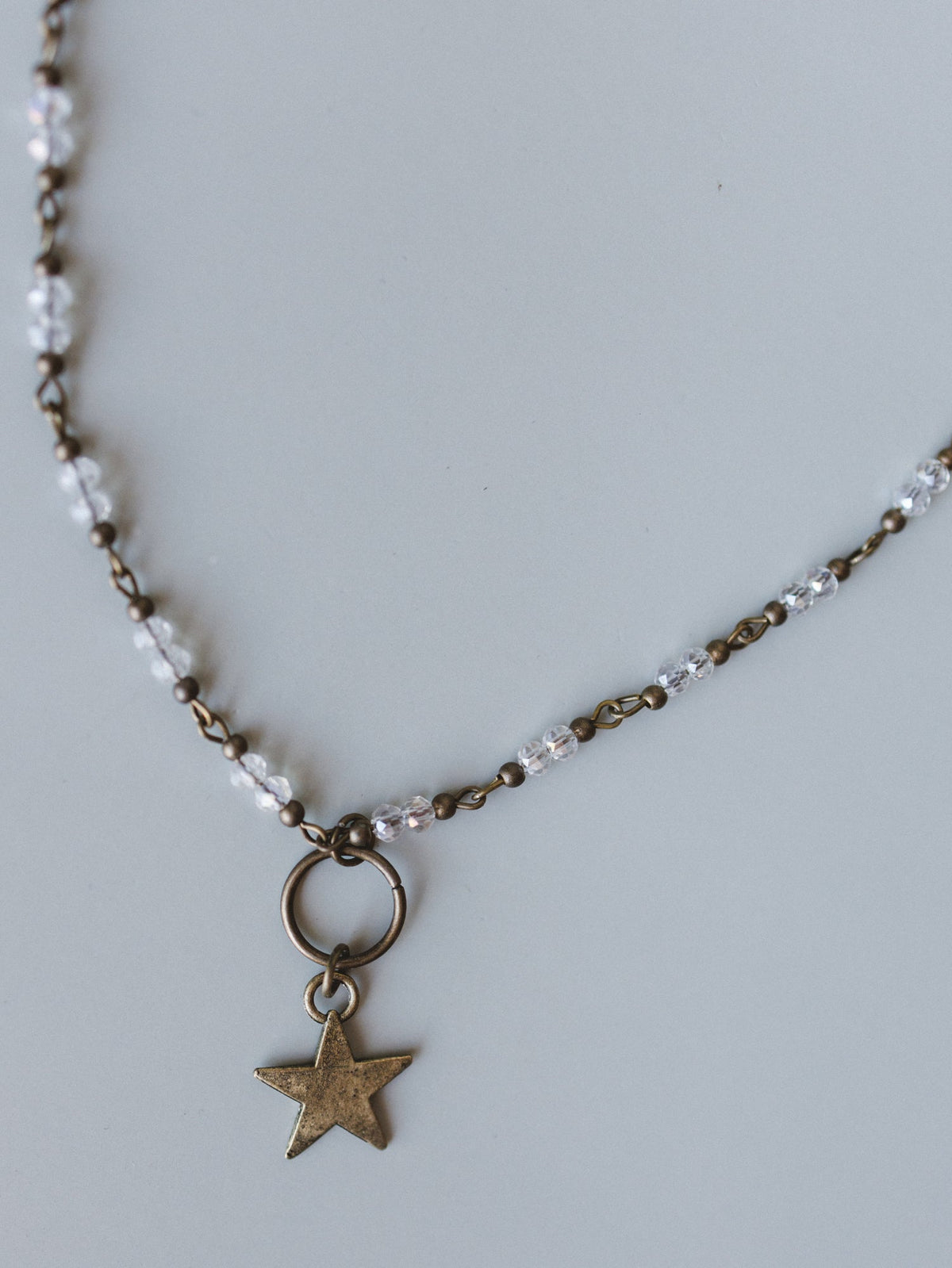 Macey Star Necklace - Gold