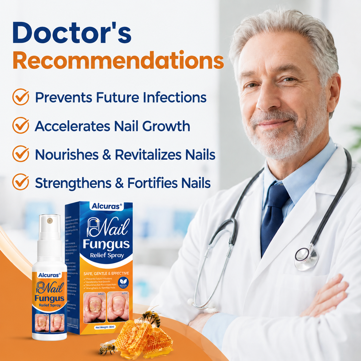 Alcuras® Nail fungus relief spray