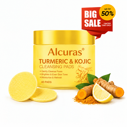 Alcuras® Turmeric & Kojic Cleansing Pads