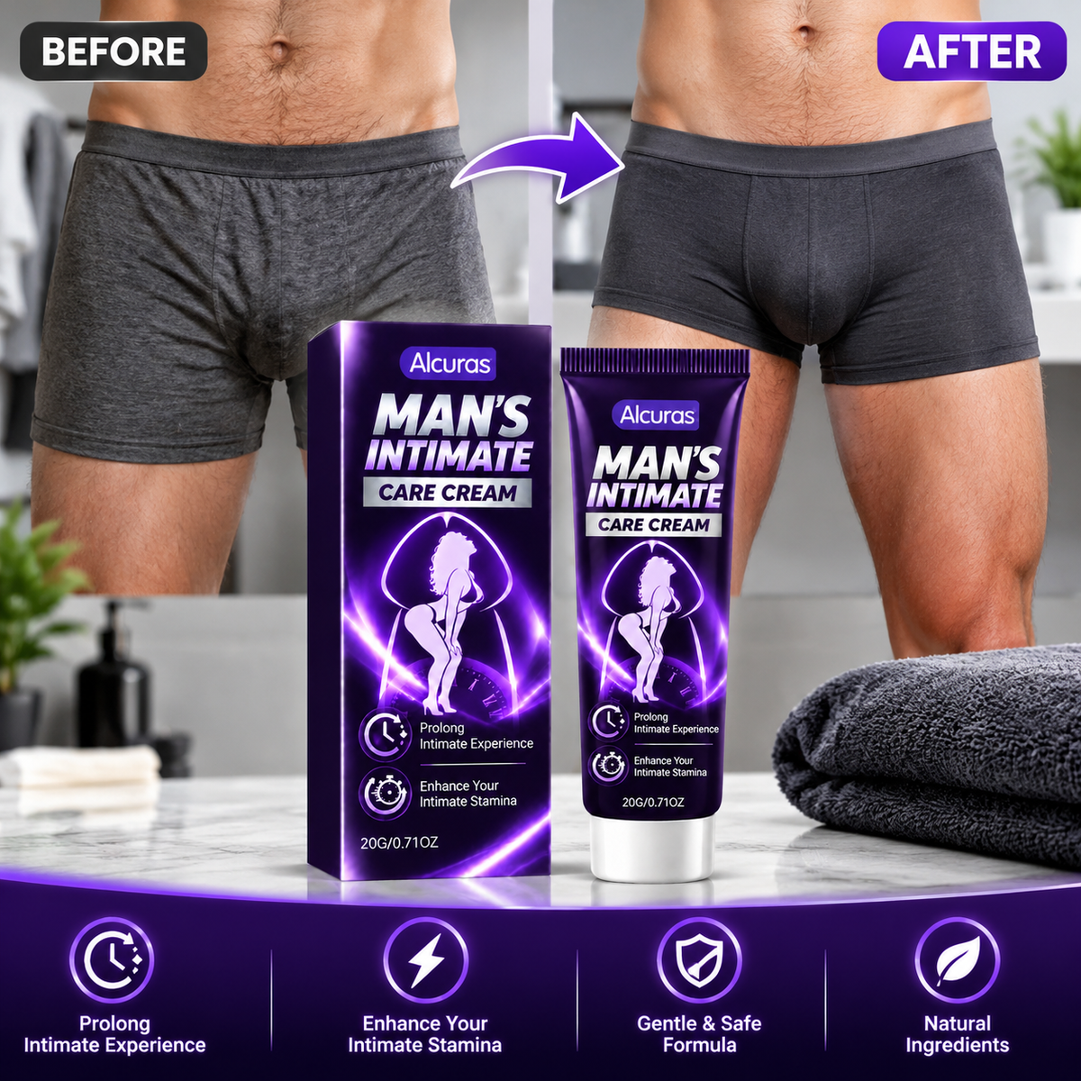 Alcuras® Man's Care Cream 🔥Ultra-long-lasting and extra-thick