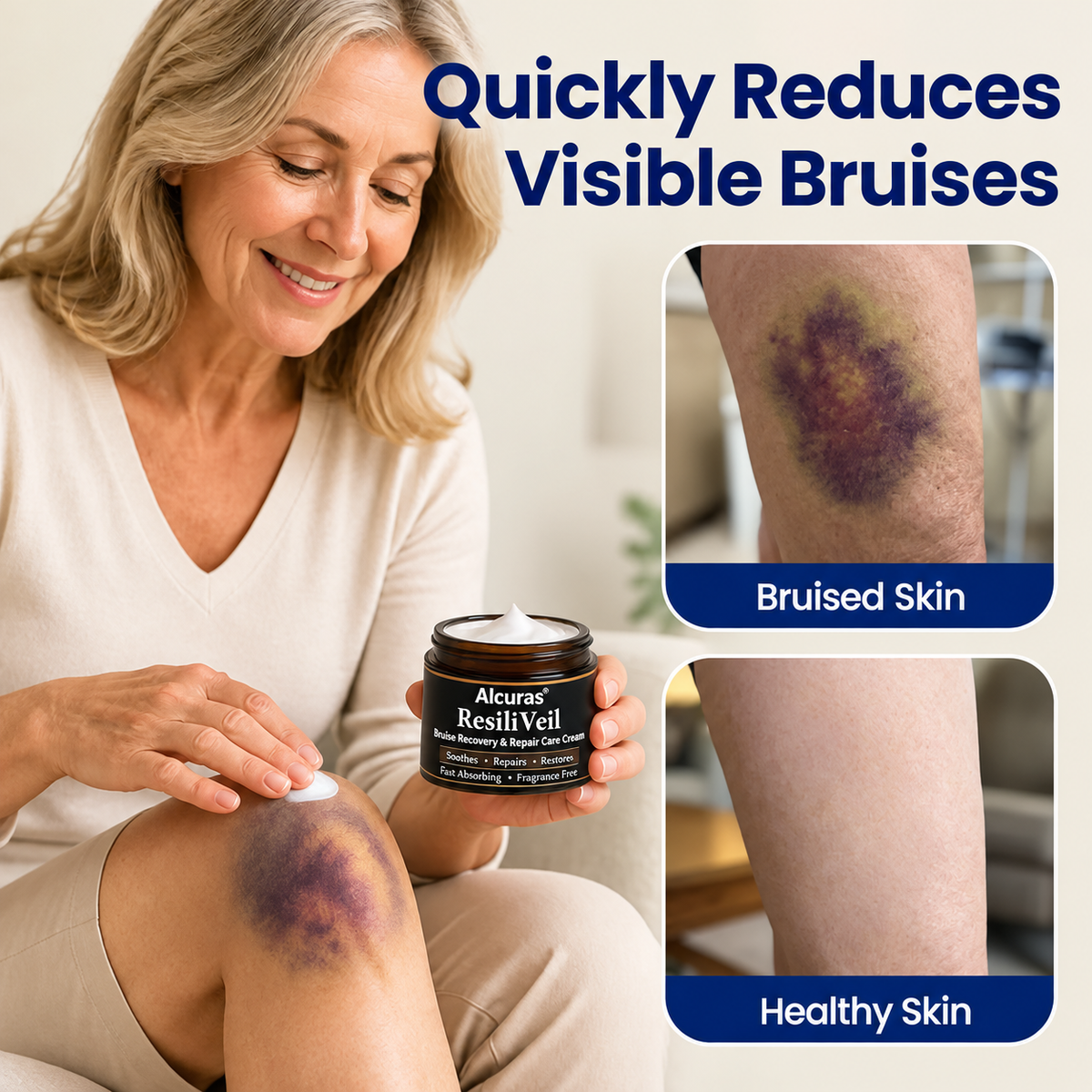 Alcuras® ResiliVeil Bruise Appearance Barrier Care Cream