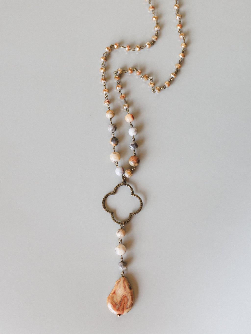 Alani Necklace - Taupe