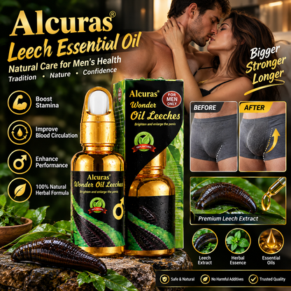 BUY 2 GET 1 FREE🔥Alcuras® Leech Essential Oil For Male Private Parts Swelling⏱️[Effective in one second]