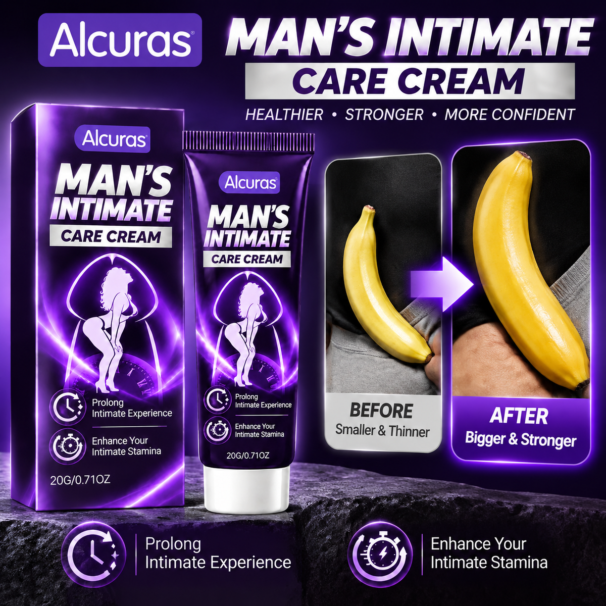 Alcuras® Man's Care Cream 🔥Ultra-long-lasting and extra-thick