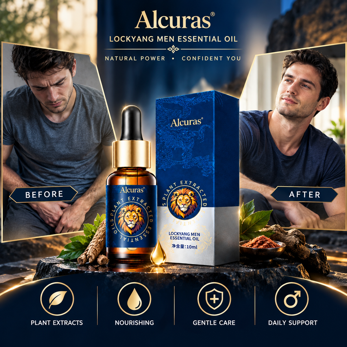 Alcuras® Men's Intimate Oil 🔥 Super potent and long-lasting