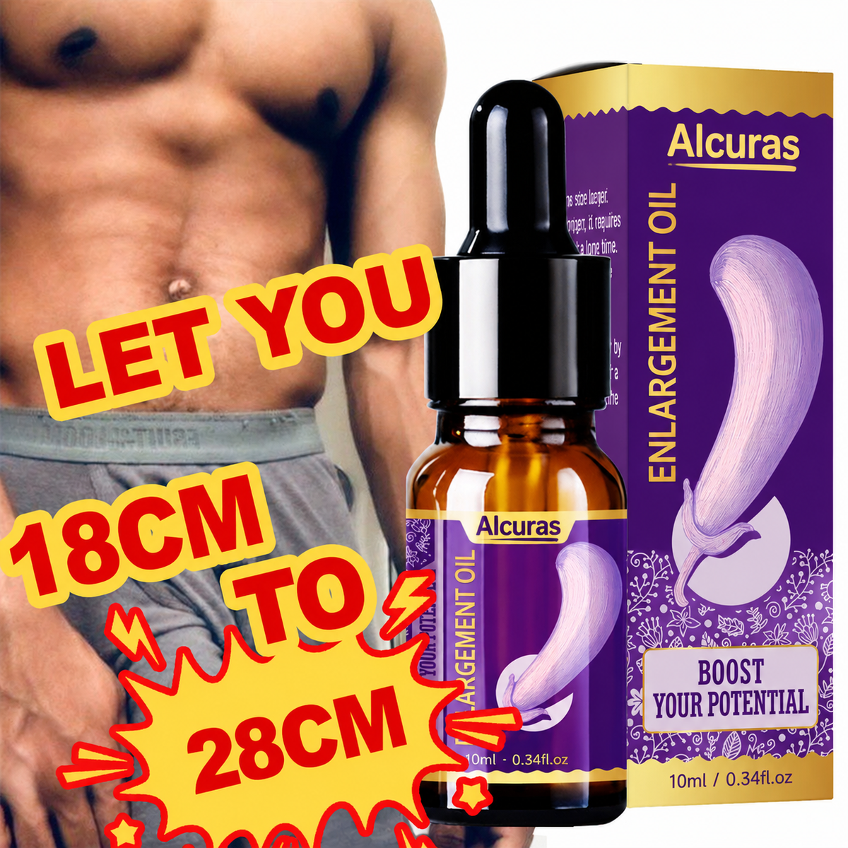 Alcuras® Unlock Your Full Potential: Bigger, Stronger & Lasting Longer Naturally!