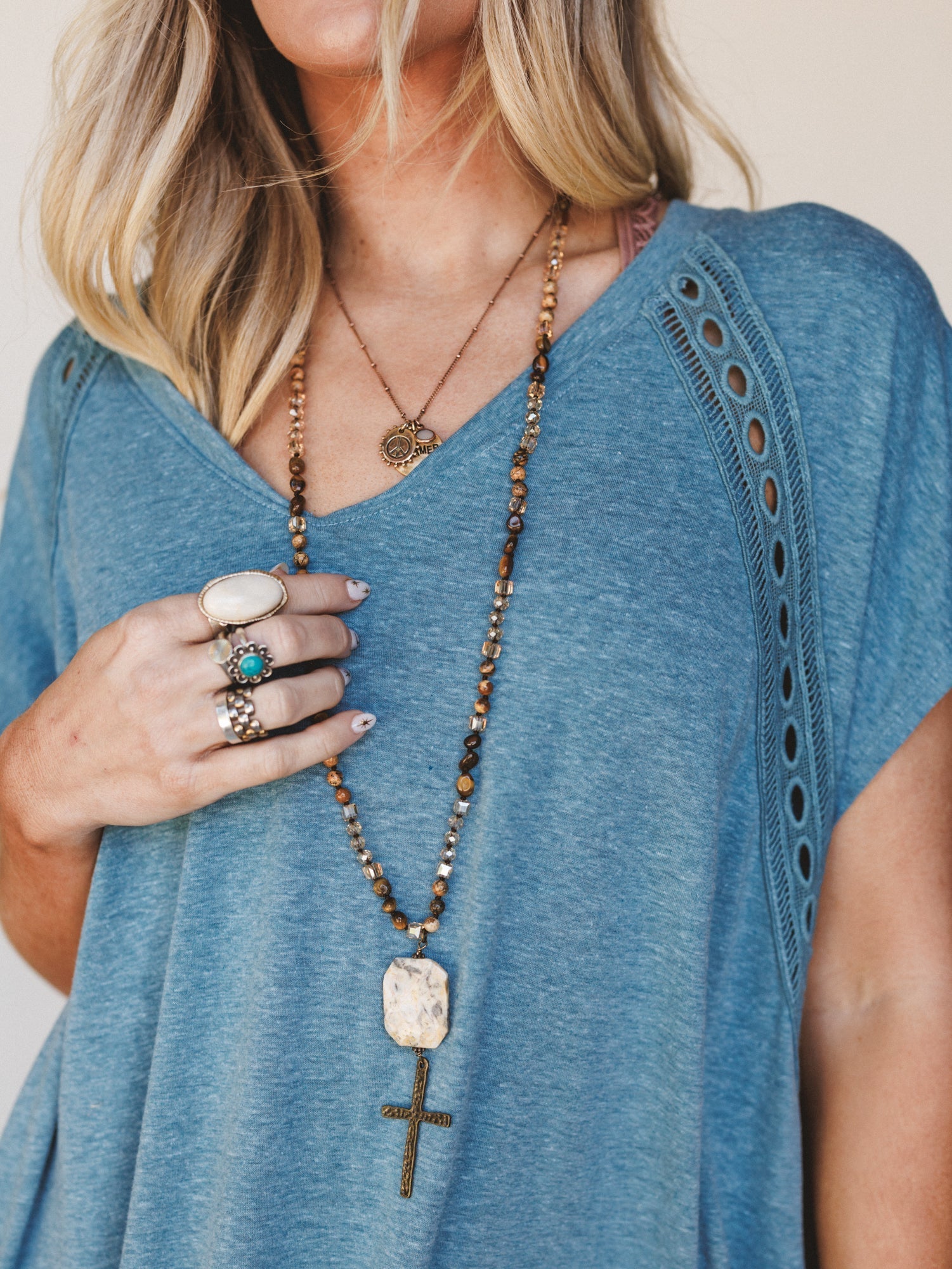 Stephanie Necklace - Jasper