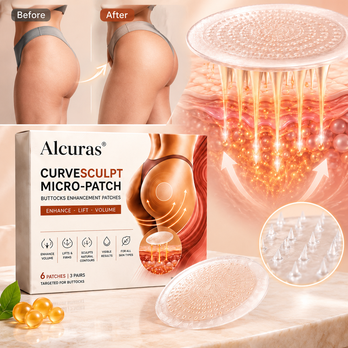 Alcuras® Micro-Patch Firm • Smooth • Sculpt Curves