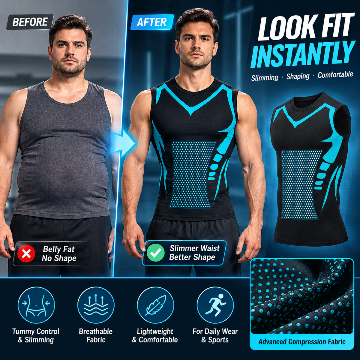 2026 New Version Close-Fitting Sleeveless Shirt