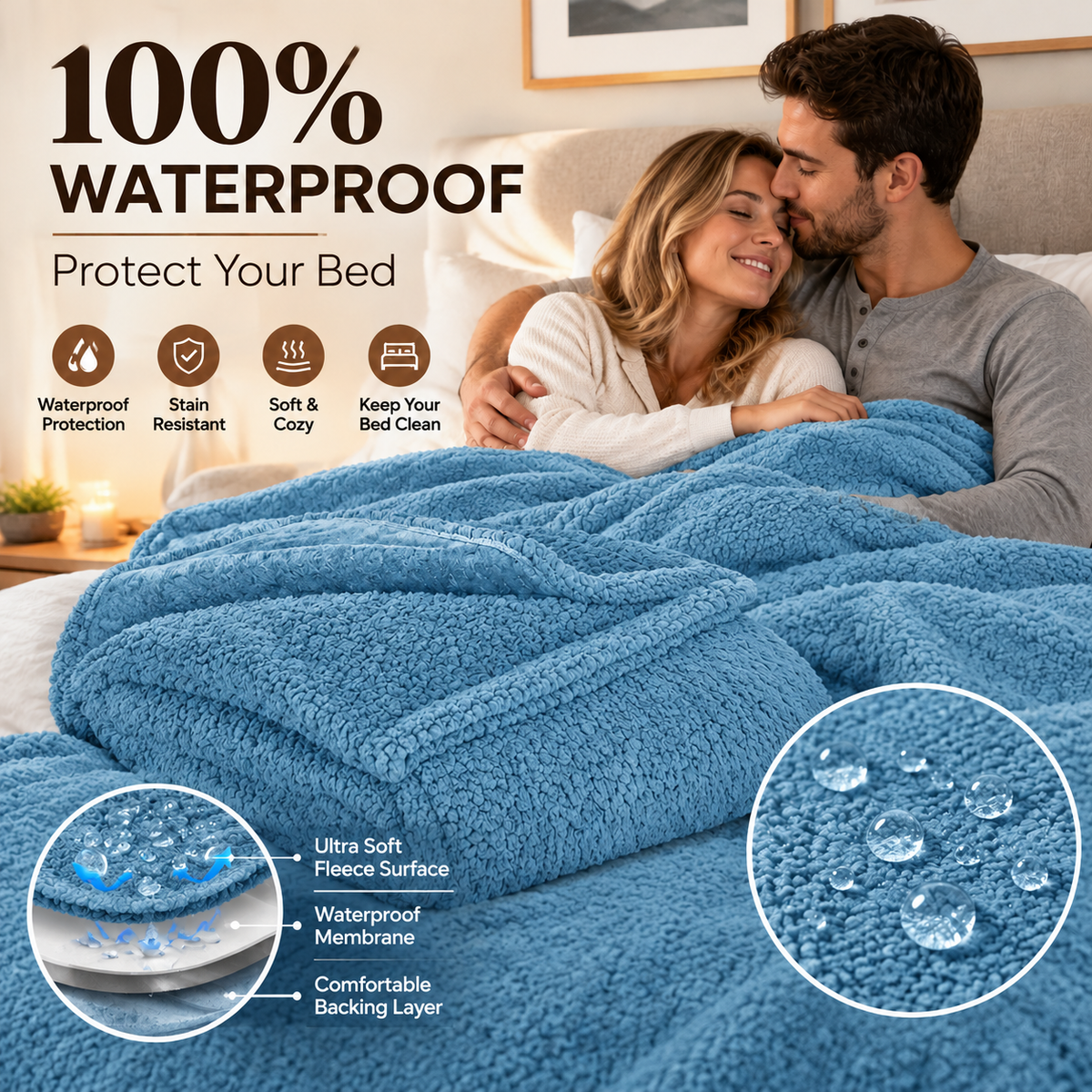 Waterproof Intimacy Blanket for Unmatched Comfort and Protection