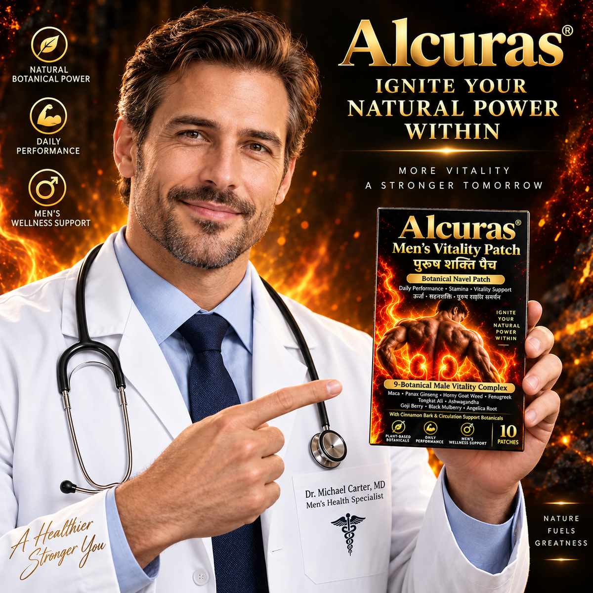 Alcuras® Men's Vitality Patch 🔥 Buy 1 Get 1 Free