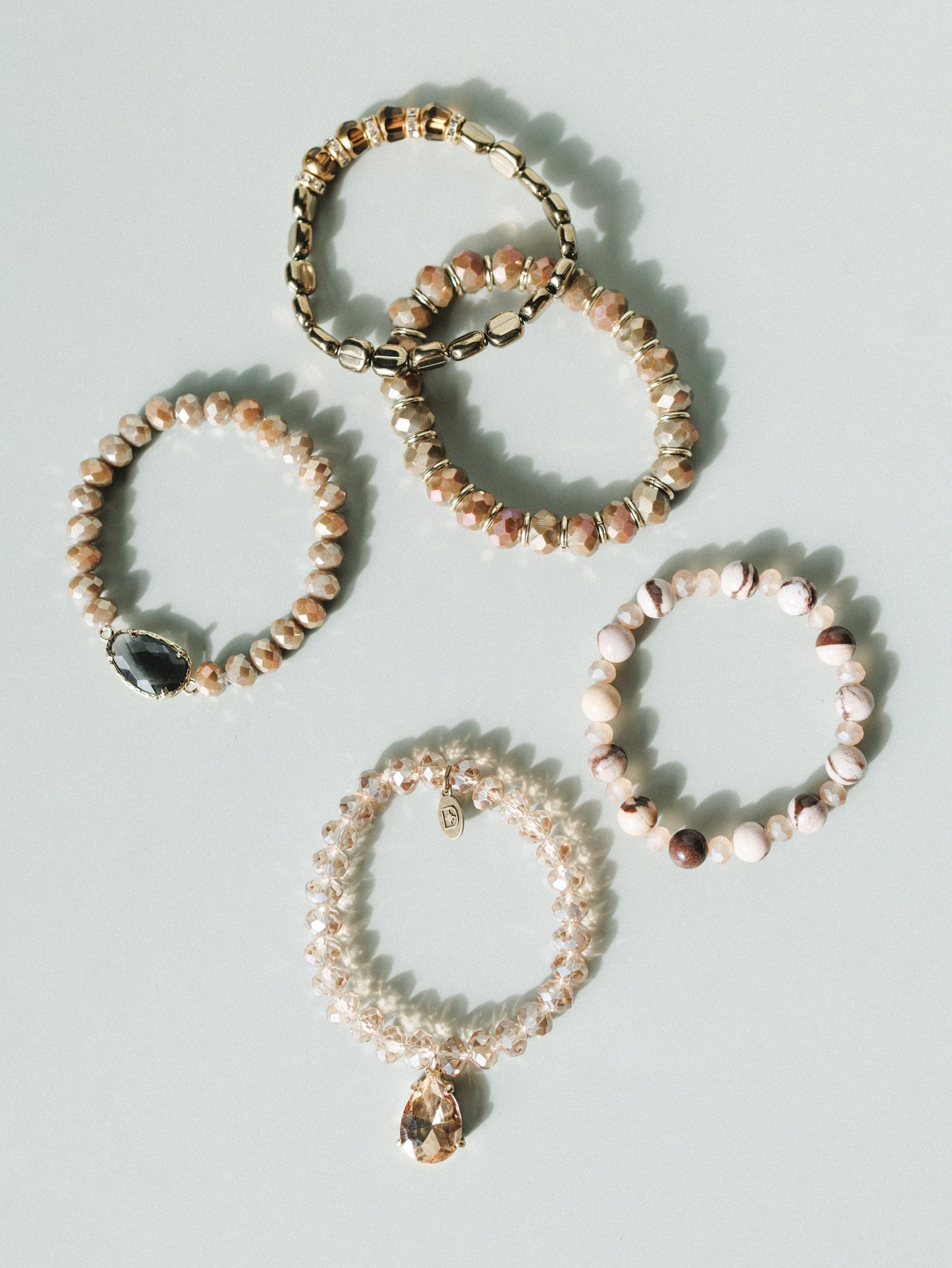 Toni Bracelet Set - Gold