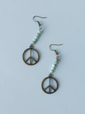 Peace Imperial Jasper Earrings - Natural