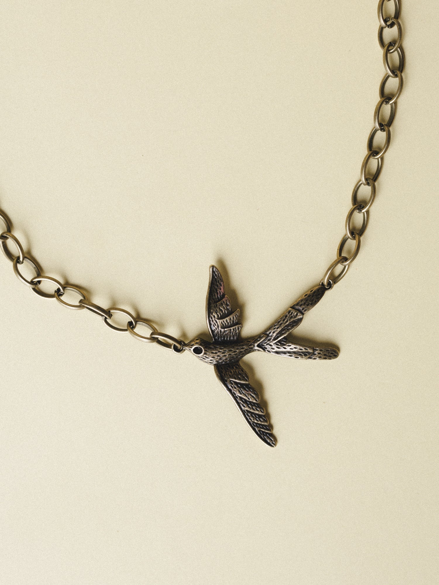 Zelda Bird Necklace - Bronze