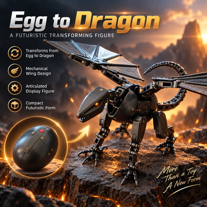 🐉 DragonMorph – Egg to Dragon Transforming Mechanical Toy