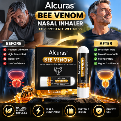 Alcuras™ Nasal Inhaler for Prostate Health-Regain Your Confidence✨