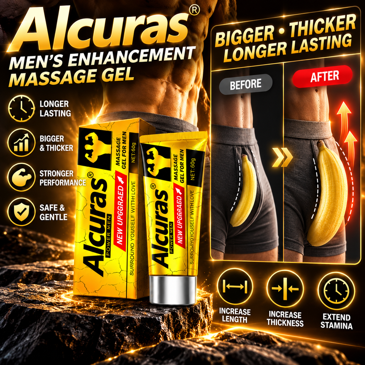 Alcuras® Men JJL Massage Cream – Fast-Acting for a Sweeter Life