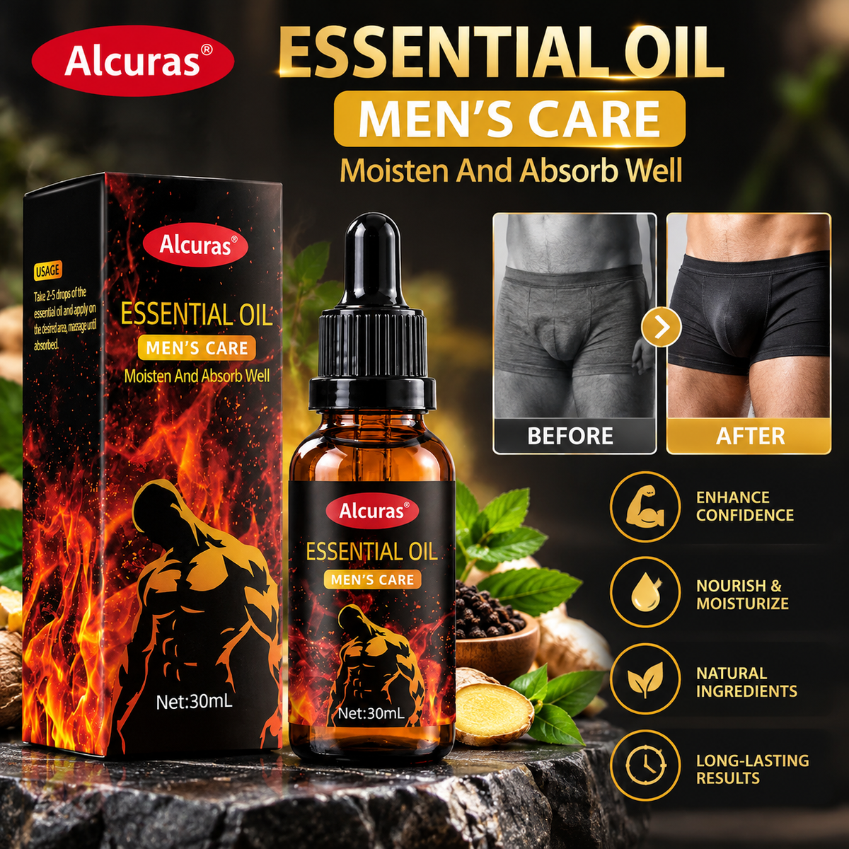 Alcuras® Man Enlarginh Essential Oil