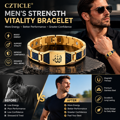CZTICLE® Men’s Strength & Vitality Bracelet💯Upgrade Your Energy, Style, and Confidence