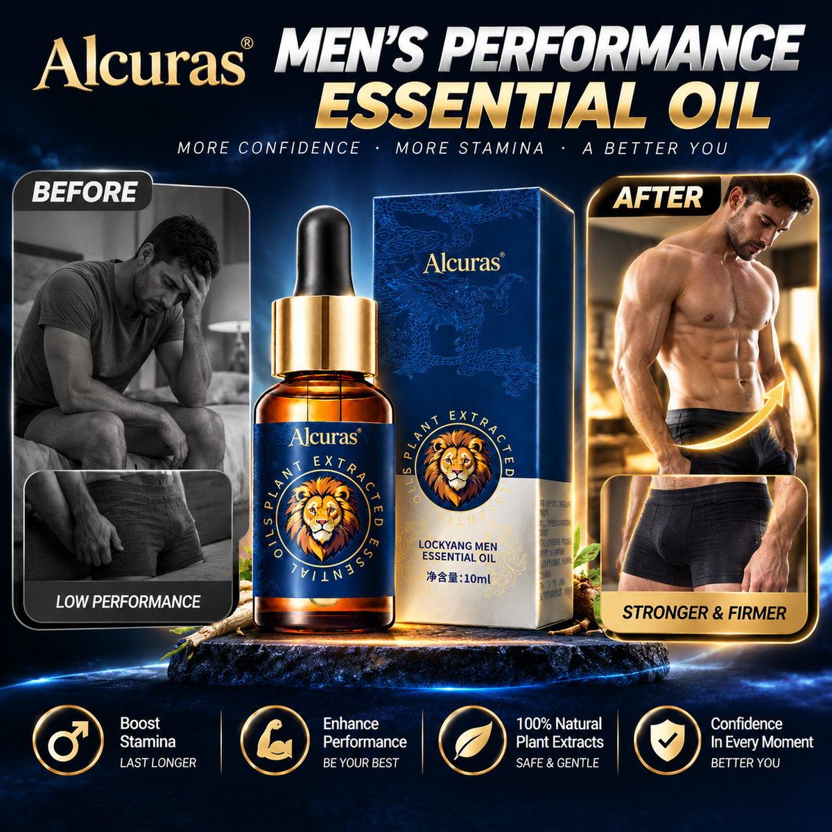 Alcuras® Men's Intimate Oil 🔥 Super potent and long-lasting
