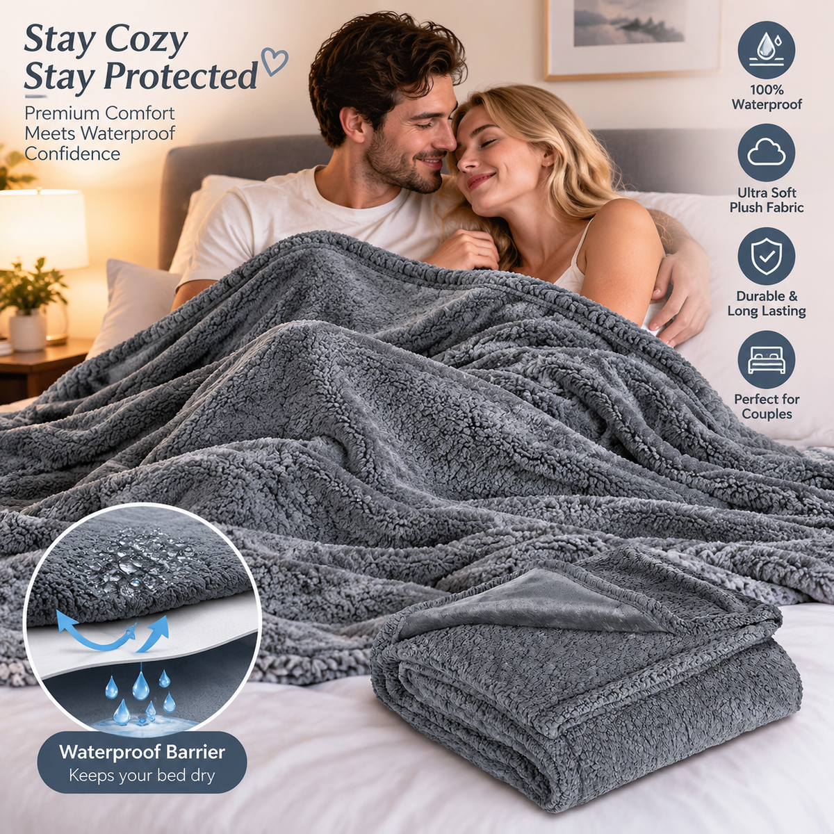 Waterproof Intimacy Blanket for Unmatched Comfort and Protection