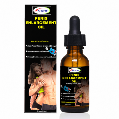Alcuras® Ultimate Men's Vitality Oil – 48% OFF | Boost Size, Stamina & Confidence Naturally