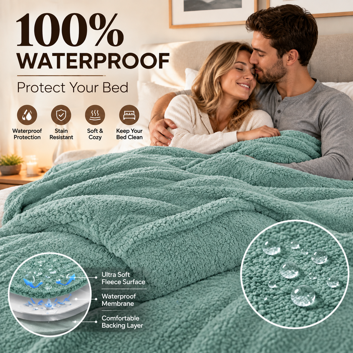 Waterproof Intimacy Blanket for Unmatched Comfort and Protection