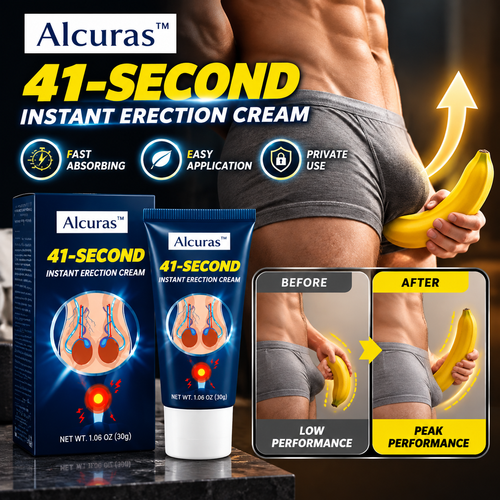Alcuras™ 41-Second Instant Erection Cream – Feel it work in 41 sec, rock-hard results, fast-acting & powerful. 🚀