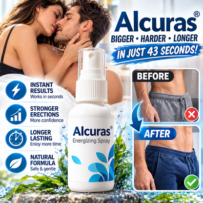 Alcuras® Seaweed Erection Spray | Rock-Hard Erections in Just 43 Seconds!
