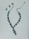 Turquoise Trails Necklace and Earring Set - Turquoise